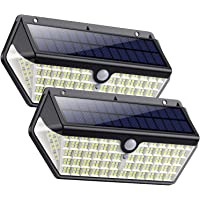 Los mejores  - SWEYE Luz Solar Exterior 266LED-【Nueva Versión-Super Brillante 2500lm-2200mAh】Lámpara Solar Jardín Impermeable IP65 con…